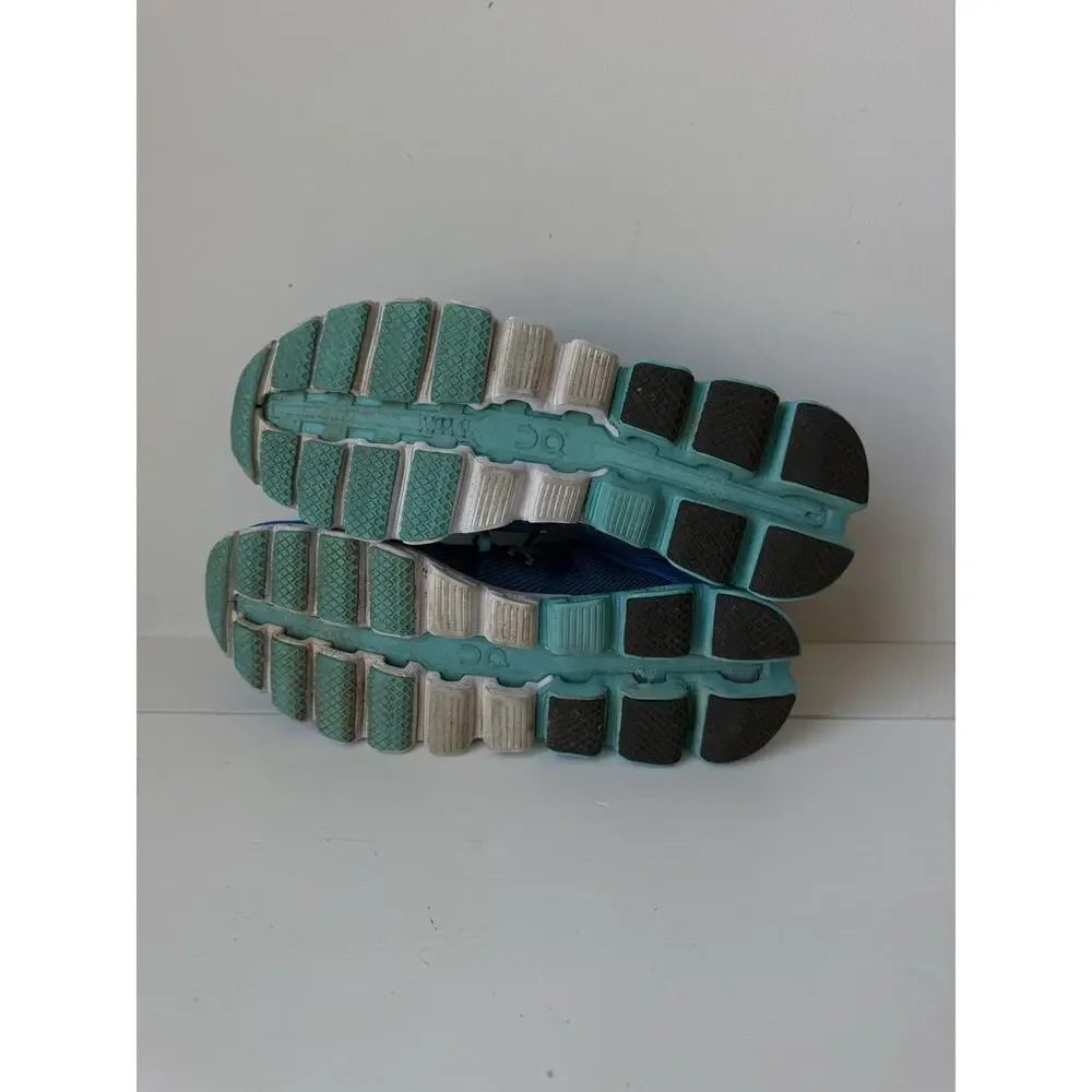 On-Running CloudFlow Women’s sz 8 Malibu / Curacao Blue Running Shoe Sneaker